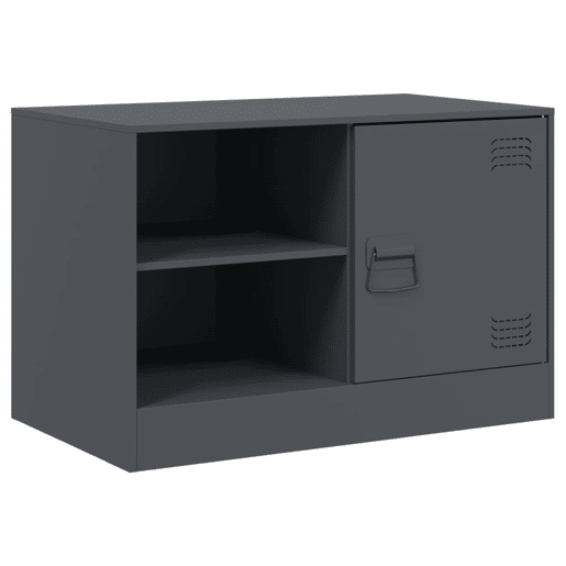 Móvel de TV - Modulo de TV - Armário de TV 67x39x44 cm aço antracite