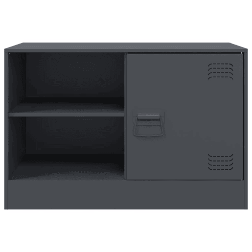 Móvel de TV - Modulo de TV - Armário de TV 67x39x44 cm aço antracite