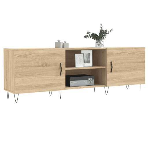 Móvel de TV - Modulo de TV - Armário de TV 150x30x50 cm derivados de madeira carvalho sonoma