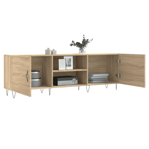 Móvel de TV - Modulo de TV - Armário de TV 150x30x50 cm derivados de madeira carvalho sonoma