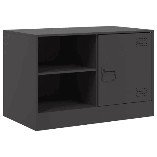 Móvel de TV - Modulo de TV - Armário de TV 67x39x44 cm aço preto