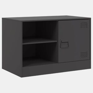 Móvel de TV - Modulo de TV - Armário de TV 67x39x44 cm aço preto
