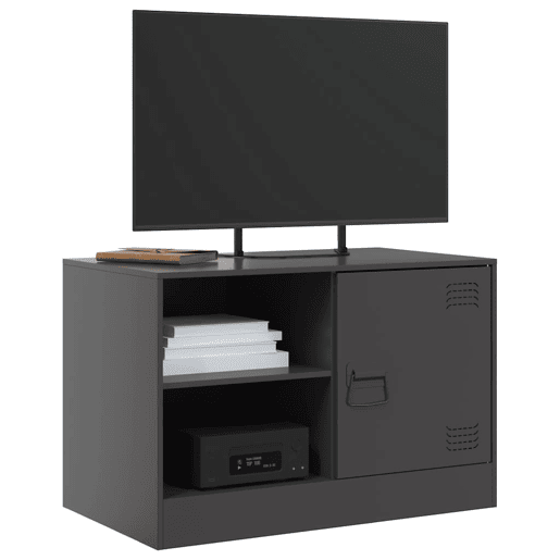 Móvel de TV - Modulo de TV - Armário de TV 67x39x44 cm aço preto