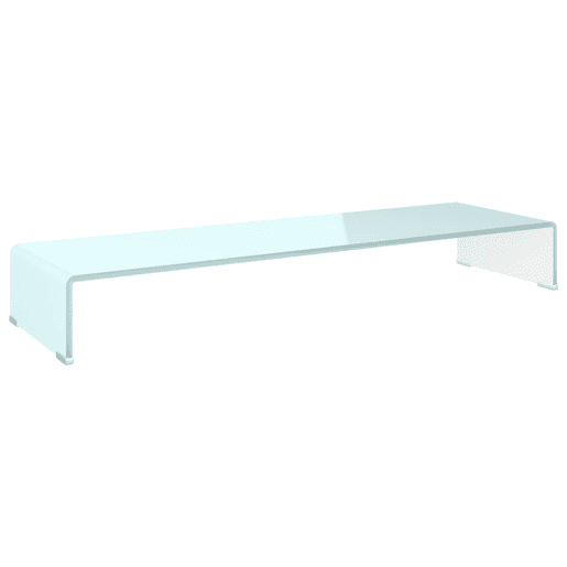 Suporte de TV - Móveis TVmonitores em vidro 100x30x13 cm verde