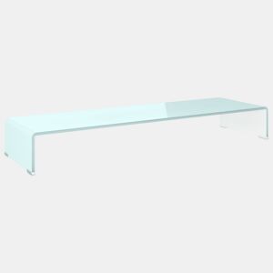 Suporte de TV - Móveis TVmonitores em vidro 100x30x13 cm verde