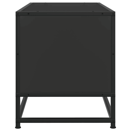 Móvel para TV - Móvel de TV - Armário de TV 80x34,5x40 cm derivados de madeirametal preto