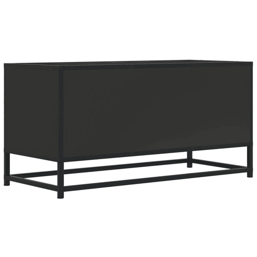Móvel para TV - Móvel de TV - Armário de TV 80x34,5x40 cm derivados de madeirametal preto