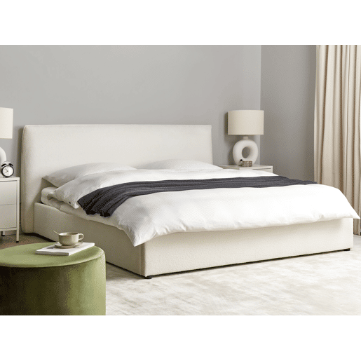 Beliani Cama baú Bouclé LAVAUR Beliani Cama baú Bouclé LAVAUR