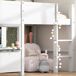 Cama alta para niños Cama alta para niños Blanco