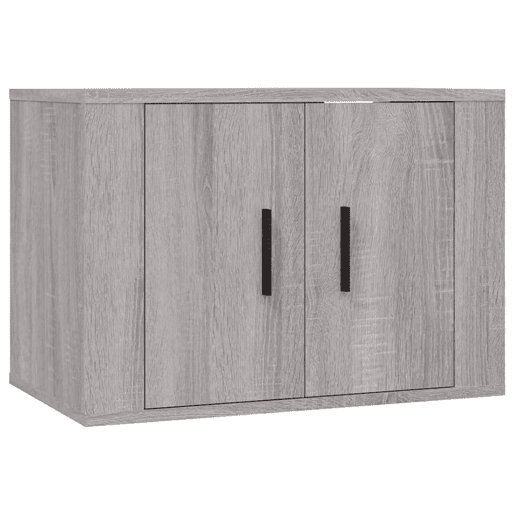 Conjunto móveis de TV - Armários TV 4 pcs madeira processada sonoma cinza