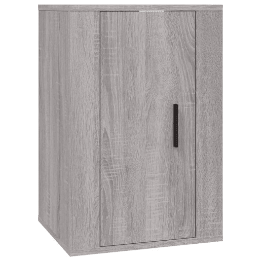 Conjunto móveis de TV - Armários TV 4 pcs madeira processada sonoma cinza