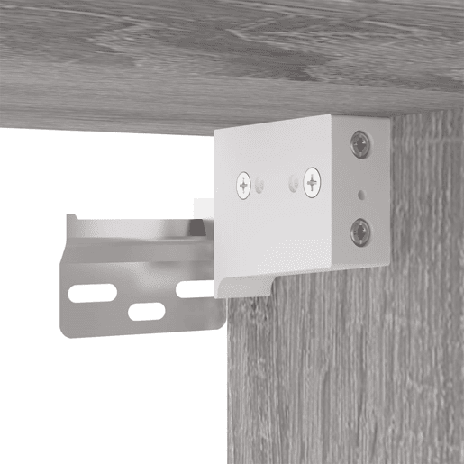 Conjunto móveis de TV - Armários TV 4 pcs madeira processada sonoma cinza