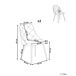 Beliani Silla de comedor VALERIE Beliani Silla de comedor VALERIE Dorado