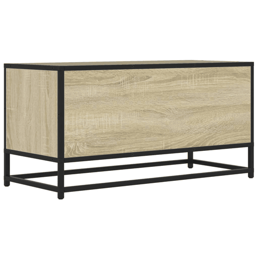 Móvel p TV, Armário de TV 80x34,5x40 cm deriv. madeirametal carvalho sonoma