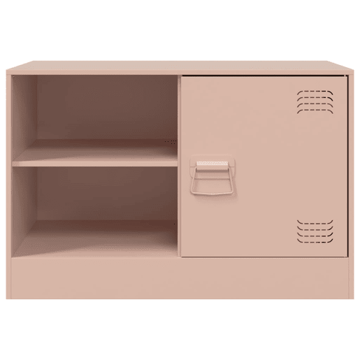 Móvel de TV - Modulo de TV - Armário de TV 67x39x44 cm aço rosa