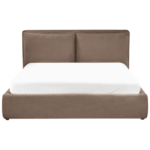 Beliani Cama baú Bouclé BAJONNA