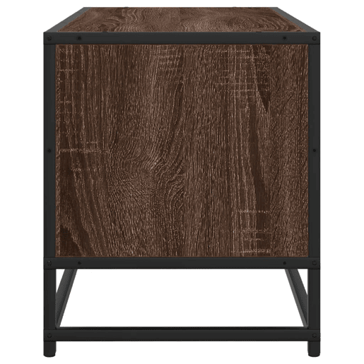 Móvel p TV, Armário de TV 80x34,5x40cm deriv. madeirametal carvalho castanho