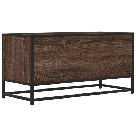 Móvel p TV, Armário de TV 80x34,5x40cm deriv. madeirametal carvalho castanho