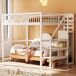 Cama alta para niños Cama alta para niños Blanco