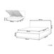 Beliani Cama con almacenaje Bouclé LAVAUR 203x220 Beliani Cama con almacenaje Bouclé LAVAUR 203x220 Beige