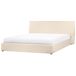Beliani Cama con almacenaje Bouclé LAVAUR 203x220 Beliani Cama con almacenaje Bouclé LAVAUR 203x220 Beige