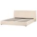 Beliani Cama con almacenaje Bouclé LAVAUR 203x220 Beliani Cama con almacenaje Bouclé LAVAUR 203x220 Beige