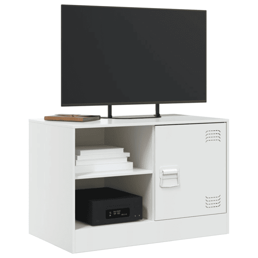 Móvel de TV - Modulo de TV - Armário de TV 67x39x44 cm aço branco