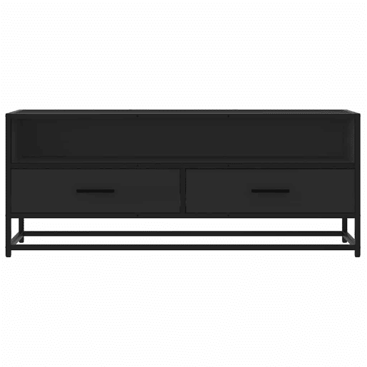 Móvel para TV - Móvel de TV - Armário de TV 100x34,5x40 cm derivados de madeirametal preto