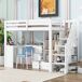 Cama alta para niños Cama alta para niños Blanco