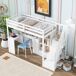 Cama alta para niños Cama alta para niños Blanco
