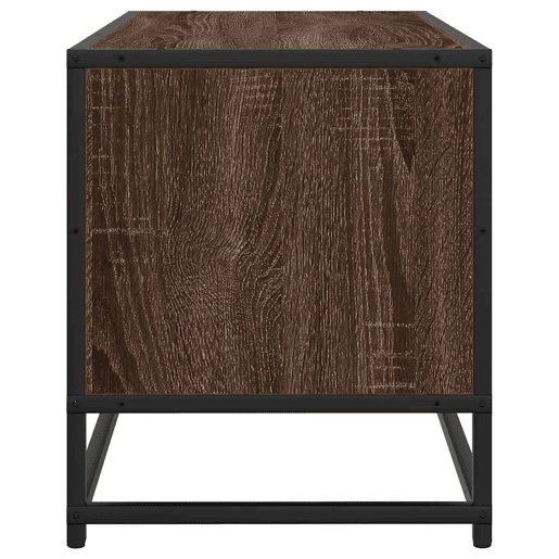 Móvel TV - Modulo de TV - Armário de TV 100x34,5x40 cm deriv. madeirametal carvalho castanho