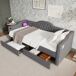 Camas individuales 99x205 Camas individuales 99x205 Gris