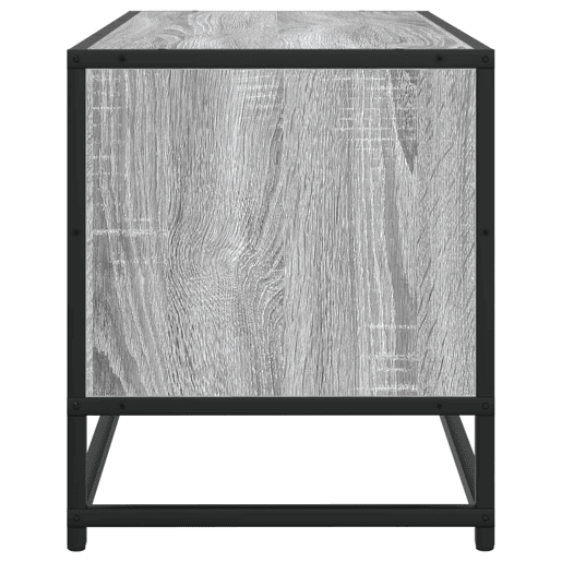 Móvel p TV, Armário de TV 80x34,5x40 cm deriv. madeirametal cinzento sonoma