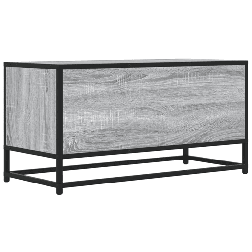 Móvel p TV, Armário de TV 80x34,5x40 cm deriv. madeirametal cinzento sonoma