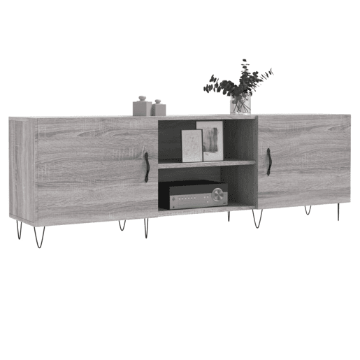 Móvel de TV - Modulo de TV - Armário de TV 150x30x50 cm derivados de madeira cinzento sonoma Móvel de TV - Modulo de TV - Armário de TV 150x30x50 cm derivados de madeira cinzento sonoma