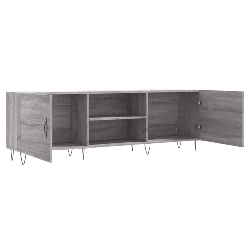 Móvel de TV - Modulo de TV - Armário de TV 150x30x50 cm derivados de madeira cinzento sonoma Móvel de TV - Modulo de TV - Armário de TV 150x30x50 cm derivados de madeira cinzento sonoma