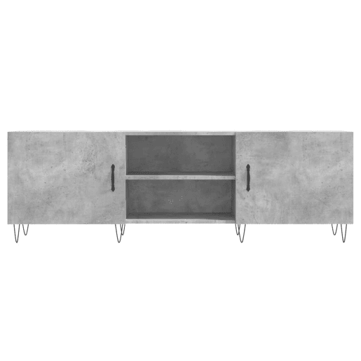 Móvel de TV - Modulo de TV - Armário de TV 150x30x50 cm derivados de madeira cinza-cimento