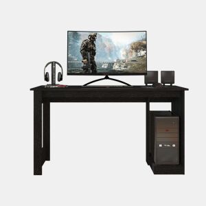 Mesa Gamer Nero Preta Cor Estudo Escritório 136 cm