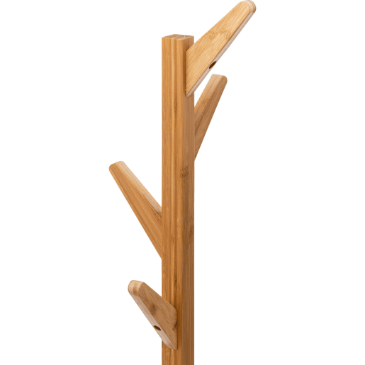 Cabide de pé Bam com 4 cabides, marrom, 177 cm Cabide de pé Bam com 4 cabides, marrom, 177 cm