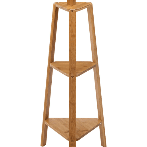 Cabide de pé Bam com 4 cabides, marrom, 177 cm Cabide de pé Bam com 4 cabides, marrom, 177 cm