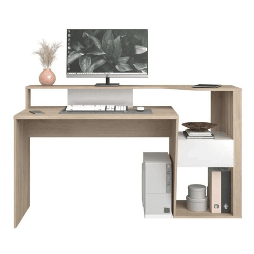 Secretária de design moderno em cor carvalho japonês 157x92x60 cm Secretária de design moderno em cor carvalho japonês 157x92x60 cm