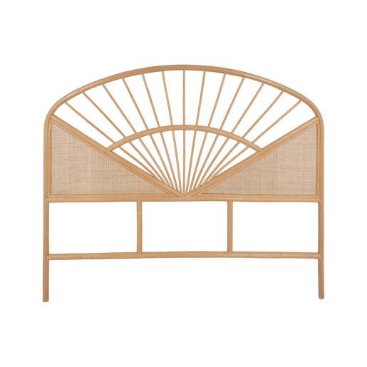 Cabeceira de vime natural e cana, Tomia, Natural, 162x3x130 cm