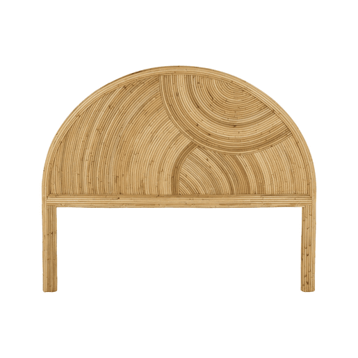 Cabeceira de vime natural, Baya, Natural, 160x4.5x130 cm