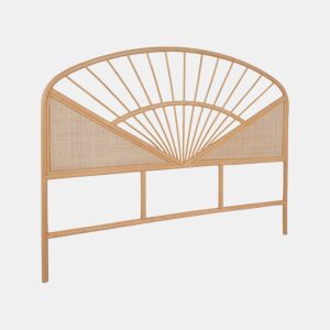 Cabeceira de vime natural e cana, Tomia, Natural, 142x3x115 cm