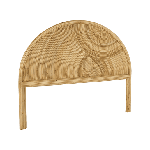 Cabeceira de vime natural, Baya, Natural, 140x4.5x115 cm