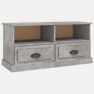 Móvel de TV - Modulo de TV - Armário de TV 93x35,5x45 cm derivados de madeira cinzento cimento