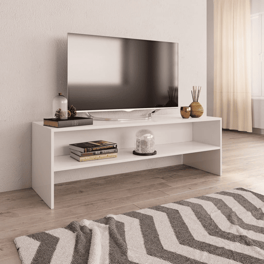 Móvel de TV - Modulo de TV - Armário de TV 120x40x40 cm aglomerado branco