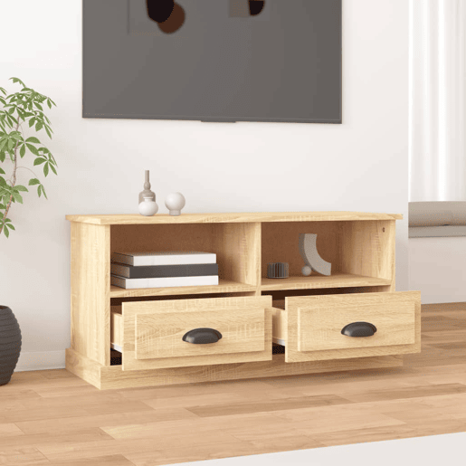 Móvel de TV - Modulo de TV - Armário de TV 93x35,5x45 cm derivados de madeira carvalho sonoma