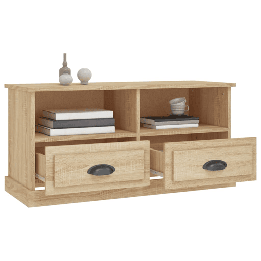 Móvel de TV - Modulo de TV - Armário de TV 93x35,5x45 cm derivados de madeira carvalho sonoma