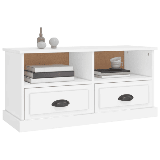 Móvel de TV - Modulo de TV - Armário de TV 93x35,5x45 cm derivados de madeira branco